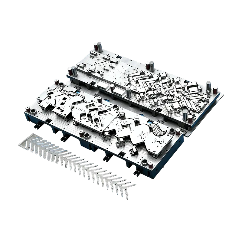 Progressive molds for automotive parts