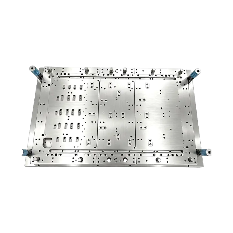 Multi-Station Progressive Stamping Die with Carbide Inserts Custom Multi Station Progressive Stamping Die Carbide Insert Metal Stamping Mold Tool for Equipment Appliances Device Hardware